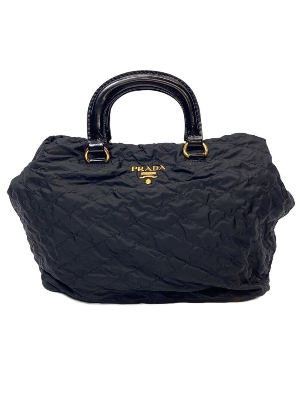 Prada Handbag Quilted Black
